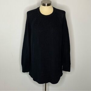 Old Navy Black Jack Stitchy Pullover Crew Neck Sweater